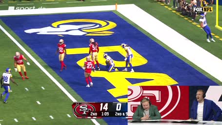 Kyren Williams krönt Touchdown mit Salto