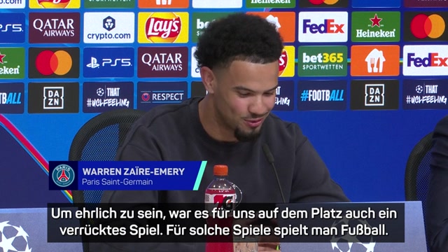 Verrücktes Hinspiel? Zaïre-Emery erwartet "noch mehr"
