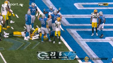 Montgomery tankt sich in die Endzone