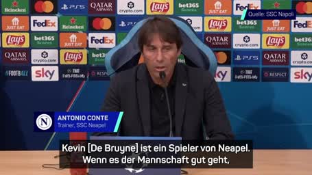 Conte über De Bruyne: "Er braucht Unterstützung"
