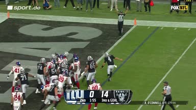 Jetzt wird's übel! Raiders erhöhen mit nächstem TD