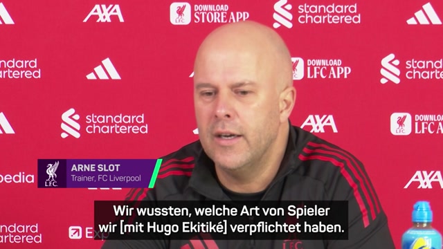 Slot lobt Ekitike: "Niemand ist davon überrascht"
