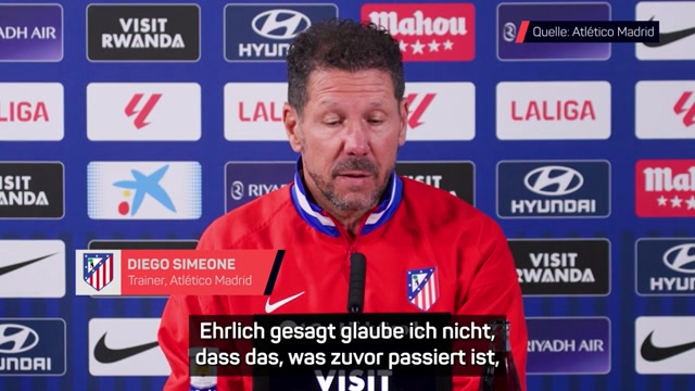 Simeone vor Arsenal-Duell: "Emotionen sind riesig"
