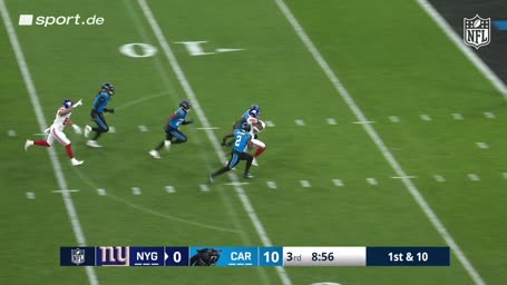 Tyrone Tracy Jr. wühlt sich in die Endzone