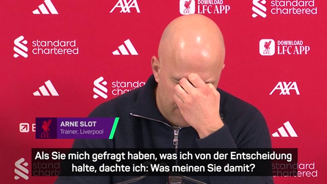 Slot nach Pleite frustriert mit Schiri-Leistung