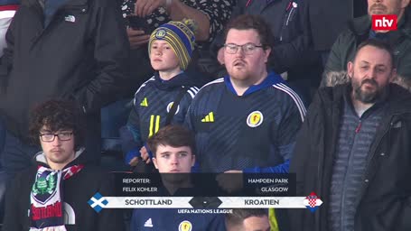 Highlights: Schottland schockt dezimierte Kroaten spät
