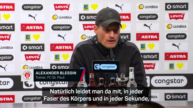 Blessin: "Man leidet mit jeder Faser des Körpers mit" Blessin: "Man leidet mit jeder Faser des Körpers mit"