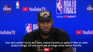 Das sagt LeBron James zum NBA-Titel mit den Lakers