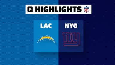 NFL Highlights: Chargers @ Giants