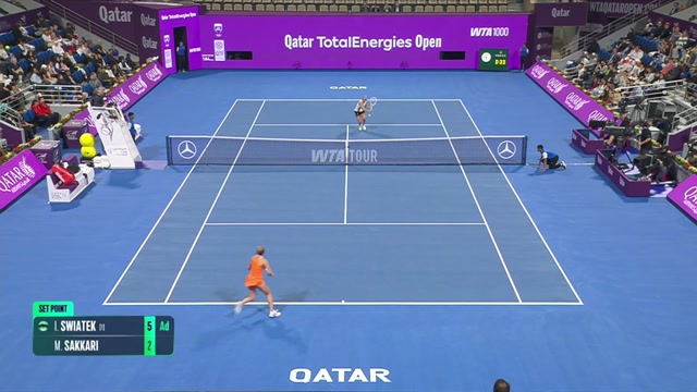 Highlights: Swiatek patzt gegen Sakkari