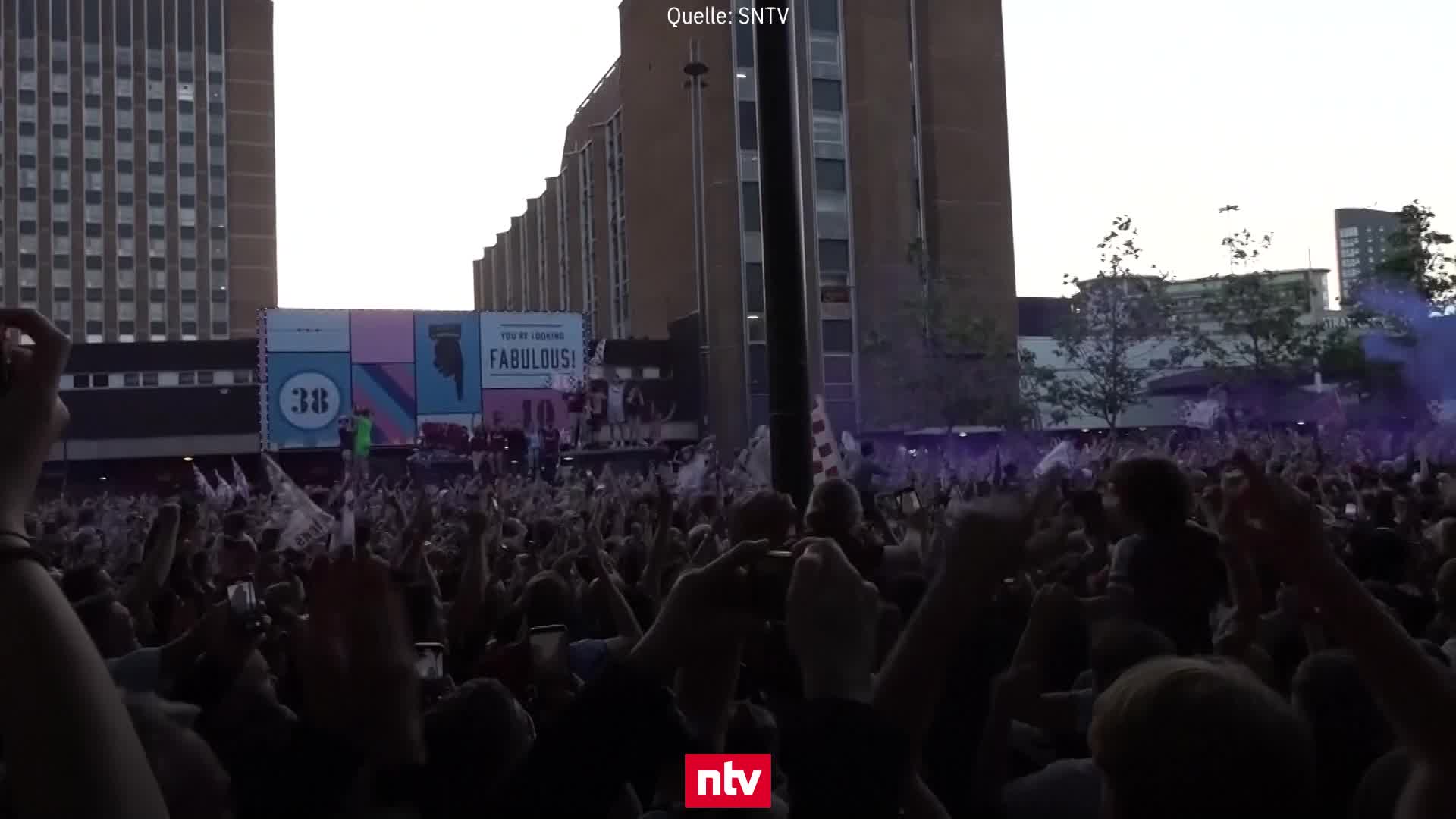 So feiert West Ham seine Europa-Helden