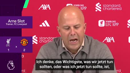 Slot: "Wir gehen nie zu Boden."