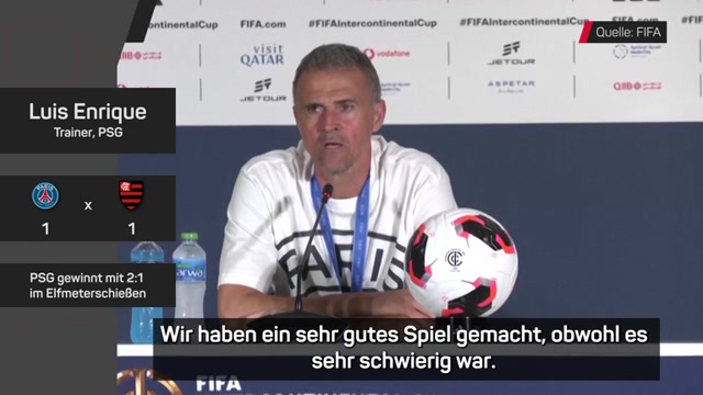 Enrique: "2025 ein einmaliges Jahr für PSG" Enrique: "2025 ein einmaliges Jahr für PSG"