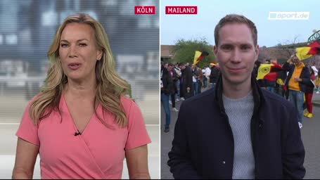 Deutsche Fans sorgen in Mailand für gute Stimmung