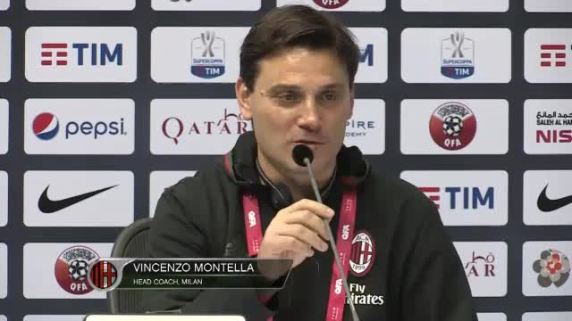 Supercoppa: Milan-Coach Montella lobt Juve