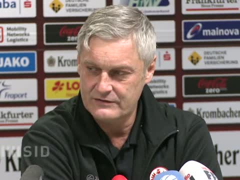 Frankfurts Veh vor BVB: "Wenn wir gewinnen, fahre ich in Urlaub"