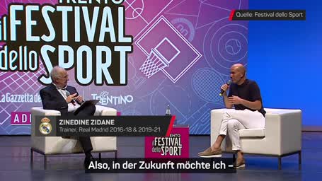 Zidane: "Ich möchte Nationaltrainer werden"
