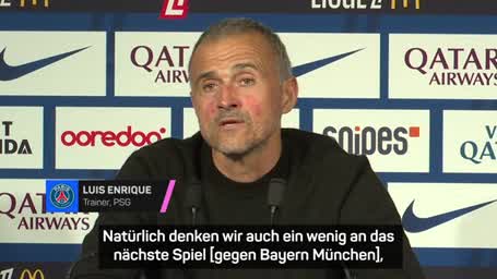 Enrique "zuversichtlich" vor Bayern-Duell