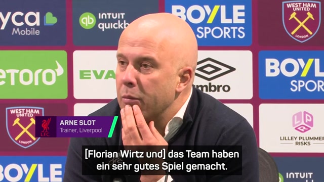 Slot adelt Wirtz: "Sehr positive Leistung" Slot adelt Wirtz: "Sehr positive Leistung"