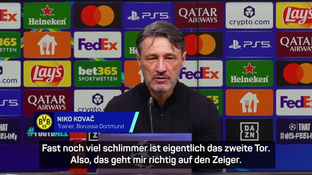 Kovac sauer: "Geht mir richtig auf den Zeiger"