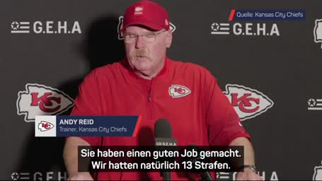 Chiefs-Coach Reid lobt die Jaguars: "Hut ab"