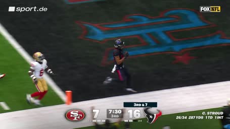 Stroud wirft Laser zu Hutchinson für Touchdown