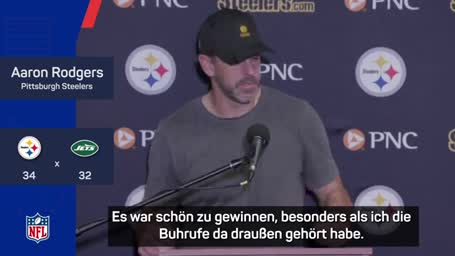 Rodgers: "Schön, jeden bei den Jets zu schlagen"