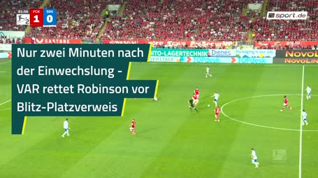 Heftige Grätsche! VAR bewahrt Lautern-Joker vor Rot