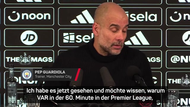 Pep attackiert "wahnsinnigen" VAR trotz Sieg!
