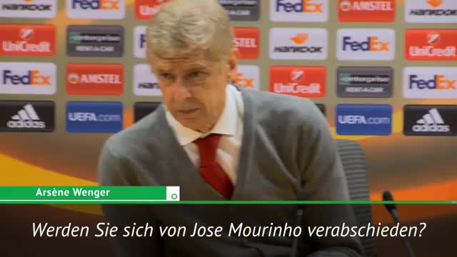 Freundschaft mit Mourinho? Das sagt Wenger