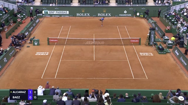Highlights: Alcaraz macht mit Baez kurzen Prozess