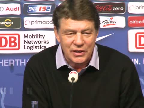 Otto Rehhagel fordert nach erstem Sieg mit Hertha mehr Teamgeist
