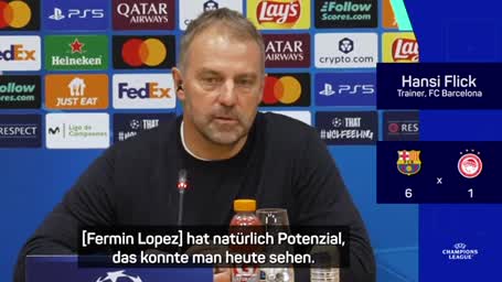 Flick schwärmt von Hattrick-Held Fermin Lopez