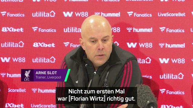Slot lobt Wirtz: "Er war erneut überragend"