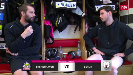 Bremerhaven vs. Berlin im dritten DEL-Finalspiel