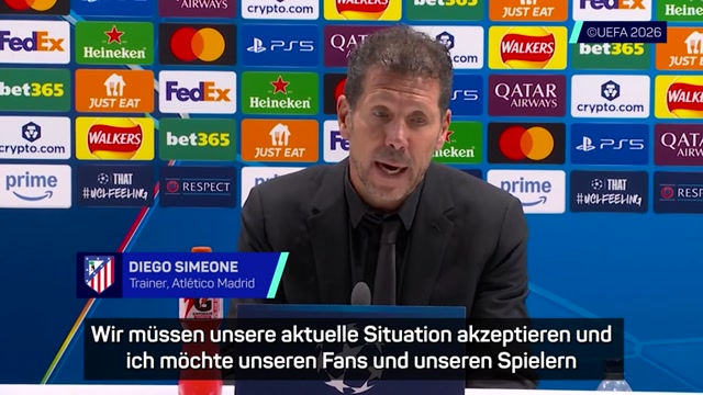 Simeone demütig: "Stolz darauf, wo ich jetzt stehe"