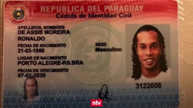 Ronaldinho mit falschem Pass erwischt