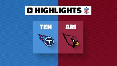 NFL Highlights: Titans @ Cardinals