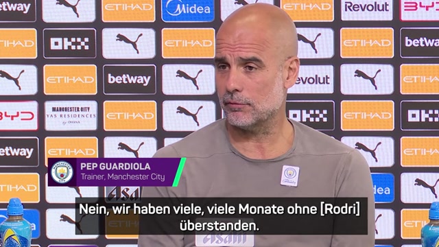 Guardiola gibt Update zu Rodri