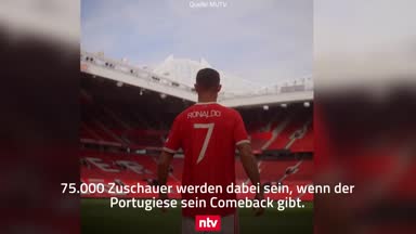 He is back! Ronaldo betritt das Old Trafford