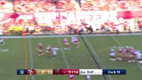 Mayfield feuert tiefen Touchdown auf Johnson