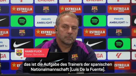 Spannungen mit Spanien? Flick: "Nicht meine Aufgabe"