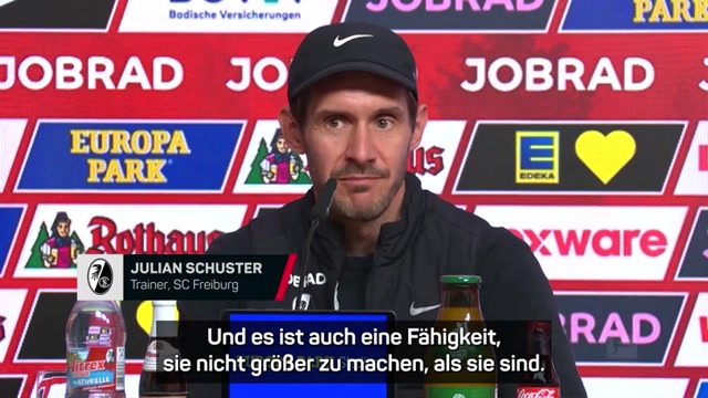 Schuster: Grifo-Rekord "keine Kleinigkeit"