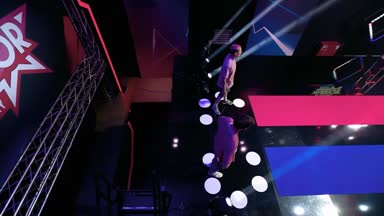 Marvin Mitterhuber vs. Jona Schöne im Duell-Parcours