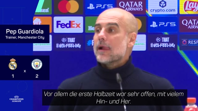 Pep trotz Sieg: "Real war besser als wir" Pep trotz Sieg: "Real war besser als wir"