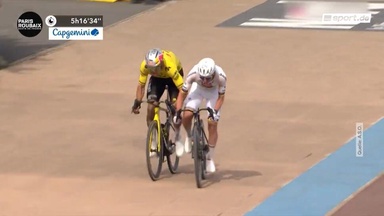 Highlights: Hier platzt Pogacars Roubaix-Traum