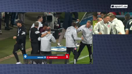 Erleichterung: Thioune bejubelt Sieg in Bochum