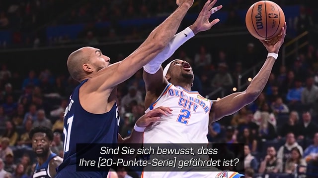 NBA-Star Gilgeous-Alexander hat größere Ziele NBA-Star Gilgeous-Alexander hat größere Ziele