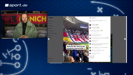 Historische NFL-Choreo in der Allianz Arena