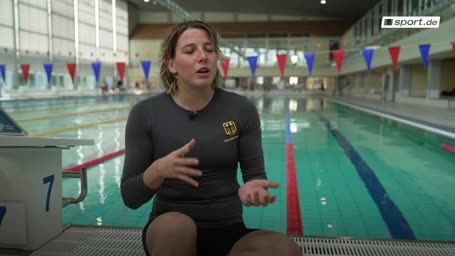 Köhler über ihr Schwimmen mit ADHS
